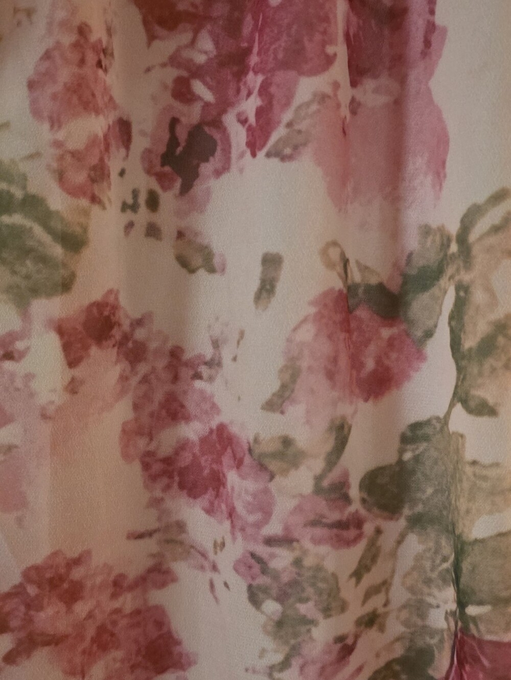 Ladies Pink Floral Maxi Dress - Elegant High Neck - Picture 3 of 10